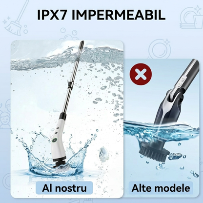 Perie Electrică 9-în-1 | Curățenie Rapidă Fără Efort